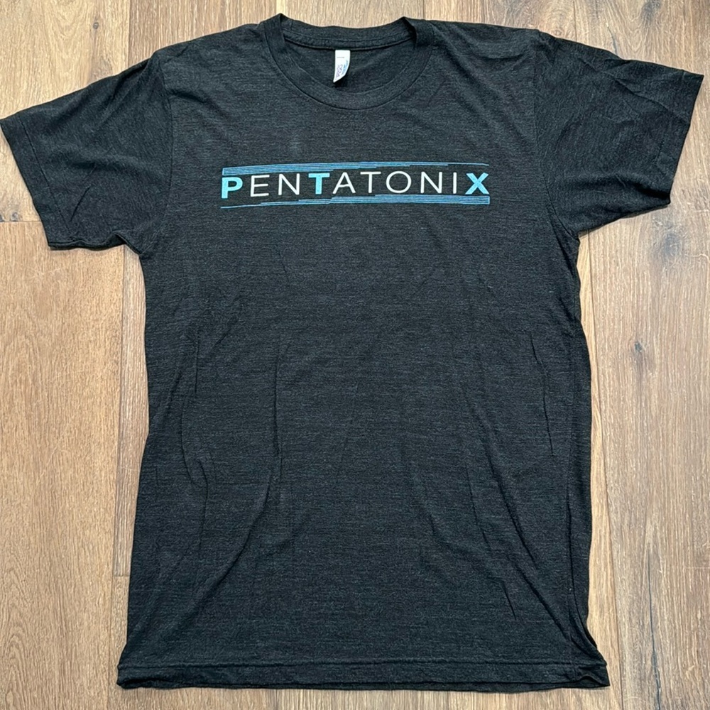 Pentatonix Concert T-Shirt Short Sleeve Charcoal Gray Medium